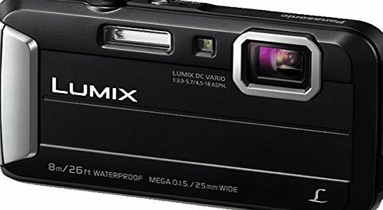 Panasonic Lumix DMC-FT30EB-K Waterproof Action Camera - Black (16 MP, 4x Optical Zoom)