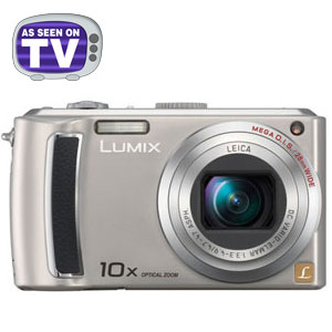 Lumix DMC-TZ5 Silver Compact Camera