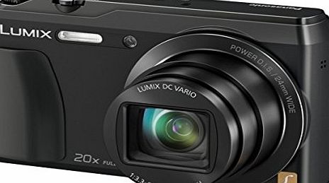 Panasonic Lumix DMC-TZ55EB-K Compact Digital Camera - Black (16.0MP, 20x Optical Zoom, High Sensitivity MOS Sensor) 3 inch LCD (New for 2014)