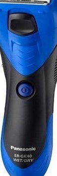 Panasonic Mens Shaver amp; Body Shaver - Wet/Dry, Blue - ER-GK40-A511