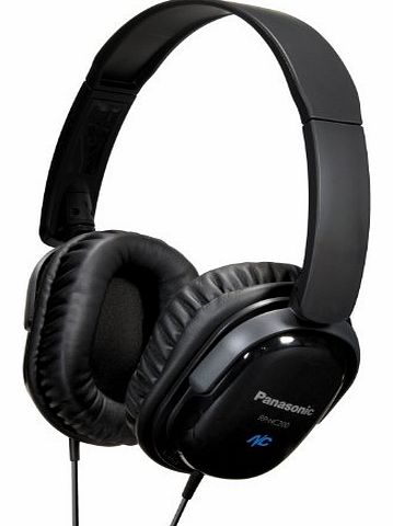 Panasonic Noise Cancelling Over-Ear Headphones for iPod, iPhone, MP3 and Smartphone - Black