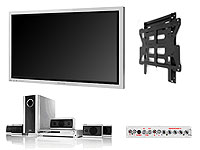 PWD6BX 42in WVGA Silver Plasma Bundle With Toshiba SD44 DVD Home Cinema System