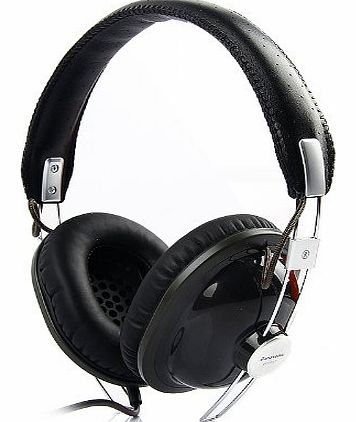 Panasonic Retro Monitor Over-Ear Headphones for iPod, iPhone, MP3 and Smartphone - Black