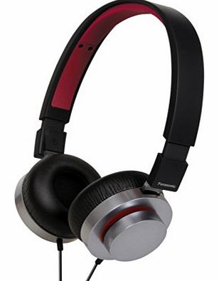RP-HXD5 Headphones Black/red, RP-HXD5E-K