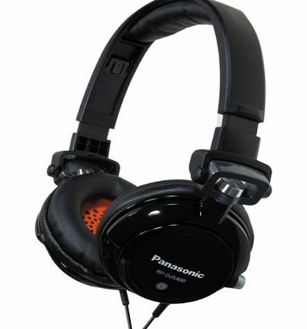 Panasonic RPDJS400K DJ Street Model Headphones (Black)
