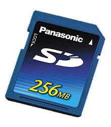 Panasonic RPSD256E Memory Sticks