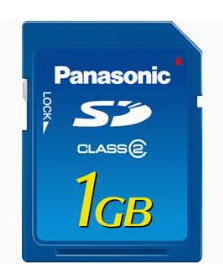 RPSDR01GE1A 1GB SD MEMORY CARD