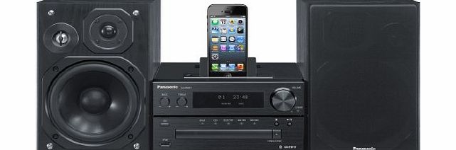 Panasonic SC-PMX7DBEBS 120W Micro System with Integrated Dock for iPod and iPhone