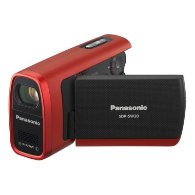 Panasonic SDR-SW20EB-R Underwater Camcorder Red