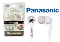 Panasonic White Earphones (RP-HNJ50)