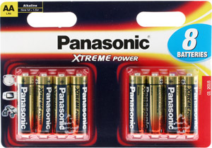Panasonic XTREME Power - AA (LR6) - NEW Extra Value 8 Pack !
