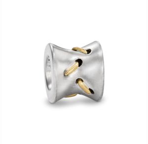 Pandora Sterling Silver Charm with 14ct Gold 79327