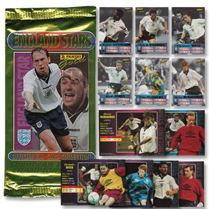 Panini 1996 England Euro`6 Trading Cards