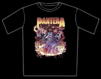 Pantera Cowboy On Fire T-Shirt