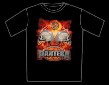 Pantera Dual Skull T-Shirt
