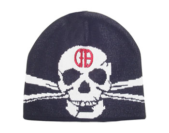 Jacquard Skull Beanie Hat