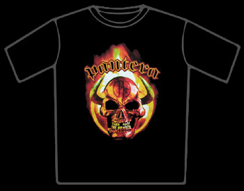 Pantera Red Metal Skull T-Shirt