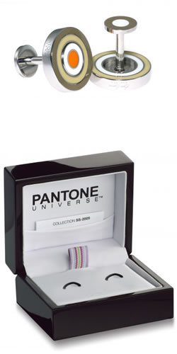 Pantone Beige Reversible Cufflinks