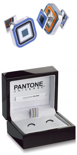 pantone Dark Slate Reversible Cufflinks