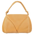 Paolo Bianchi Camel Soft Calf Leather Large Hobo Bag