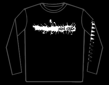 Papa Roach Logo Long Sleeved T-Shirt