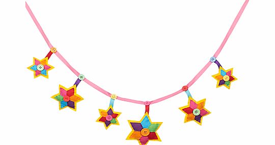 Paper and String Sew Your Own Star Garland