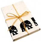 Paper High Elephant Dung Stationery Set