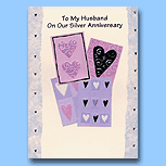 Paper House Husband Silver Anniversary