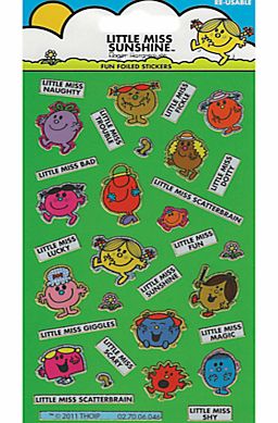 Paper Projects Little Miss Foil Stickers