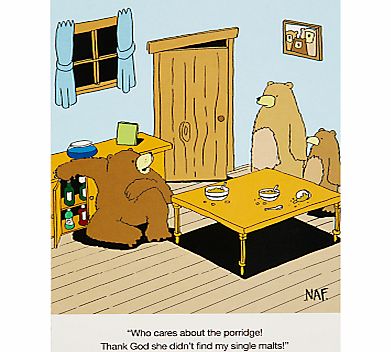 Paper Rose Goldilocks Three Bears Birthday Card