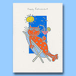 Paper Rose Happy Retirement