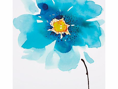 Paper Rose Himalayan Poppy Greeting Card