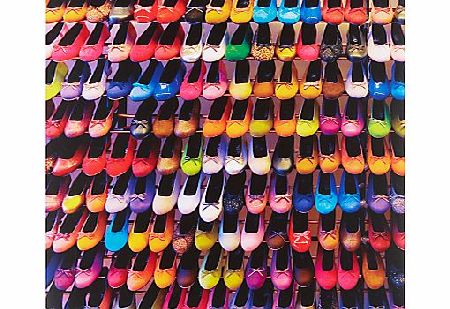 Paper Rose Ladies Shoes Greeting Card