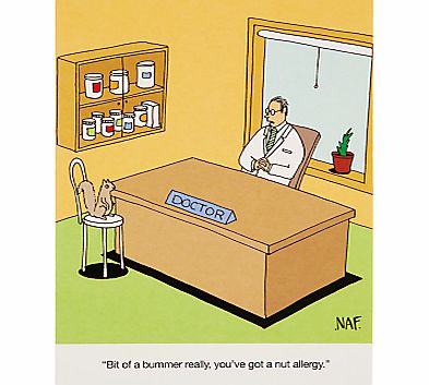 Paper Rose Nut Allergy Birthday Card