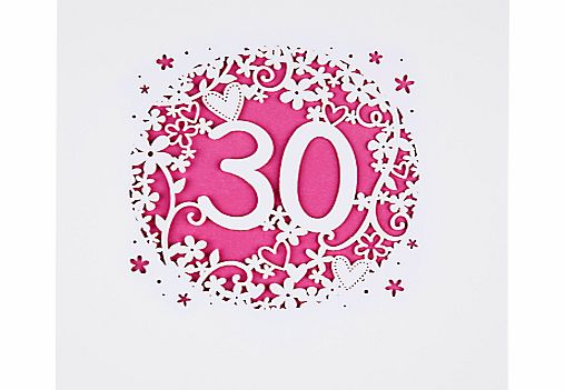 Paperlink 30th Birthday Card