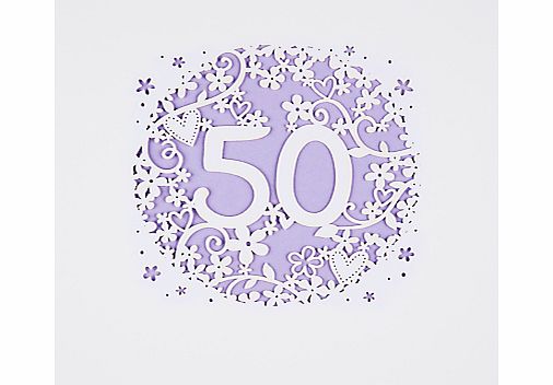 Paperlink 50th Birthday Card