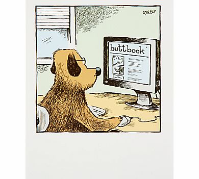 Paperlink Buttbook Greeting Card