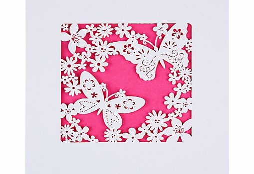 Paperlink Butterflies Birthday Card