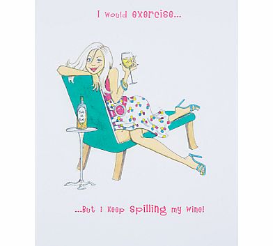 Paperlink Exercise Birthday Card