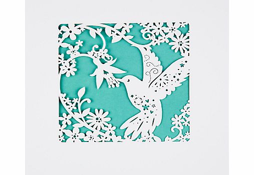 Paperlink Hummingbird Birthday Card