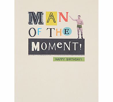 Paperlink Man Birthday Card
