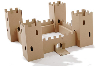 Paperpod Cardboard Toy Fort
