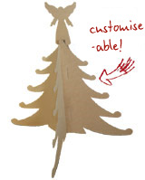 Paperpod Recycled Cardboard Christmas Tree with