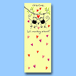PaperRose Valentine Monkey