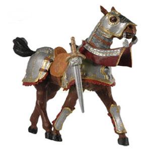 Papo Armoured Horse Red