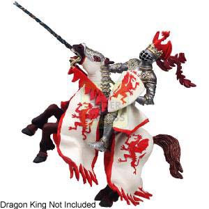 Papo Dragon Horse Red