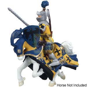 Knight with Blue Feather