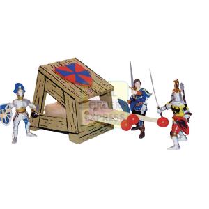 Papo Le Toy Van 3 Shot Canon