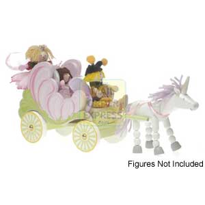 Papo Le Toy Van Fairyland Fairy Carriage and Unicorn