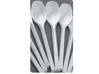 Disposable plastic teaspoons, BOX of 2000